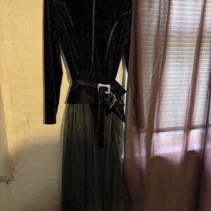 Funna Witch Costume for Women Halloween Dress up Cosplay with hat 2x